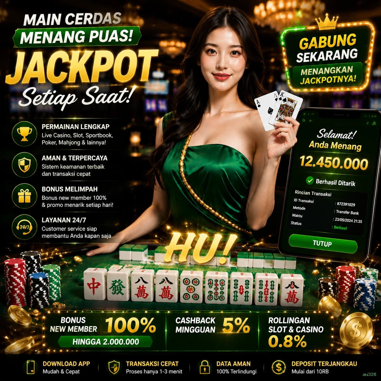 au328 Memperkenalkan Permainan Slot yang Menarik